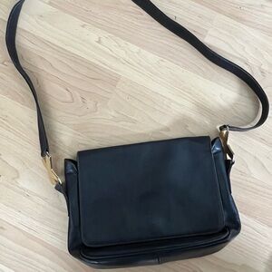 Paloma Picasso cross body Black Leather Bag